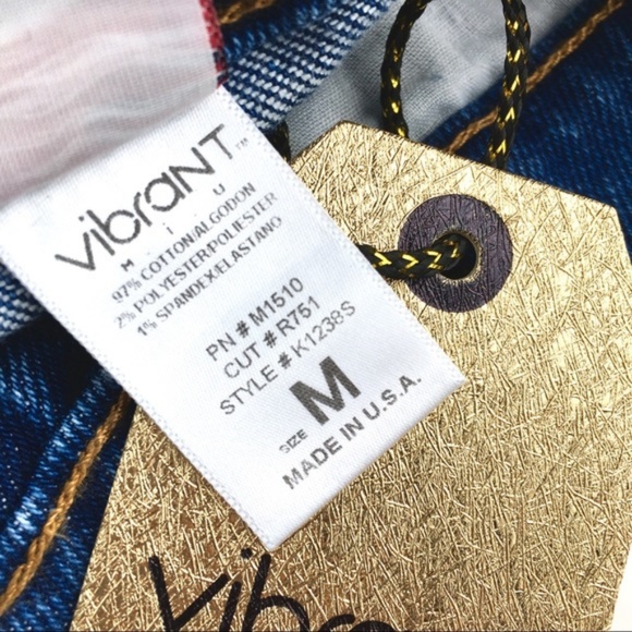 "Yelle" Rose Embroidered Highwaist Denim Skirt, M - Picture 6 of 8